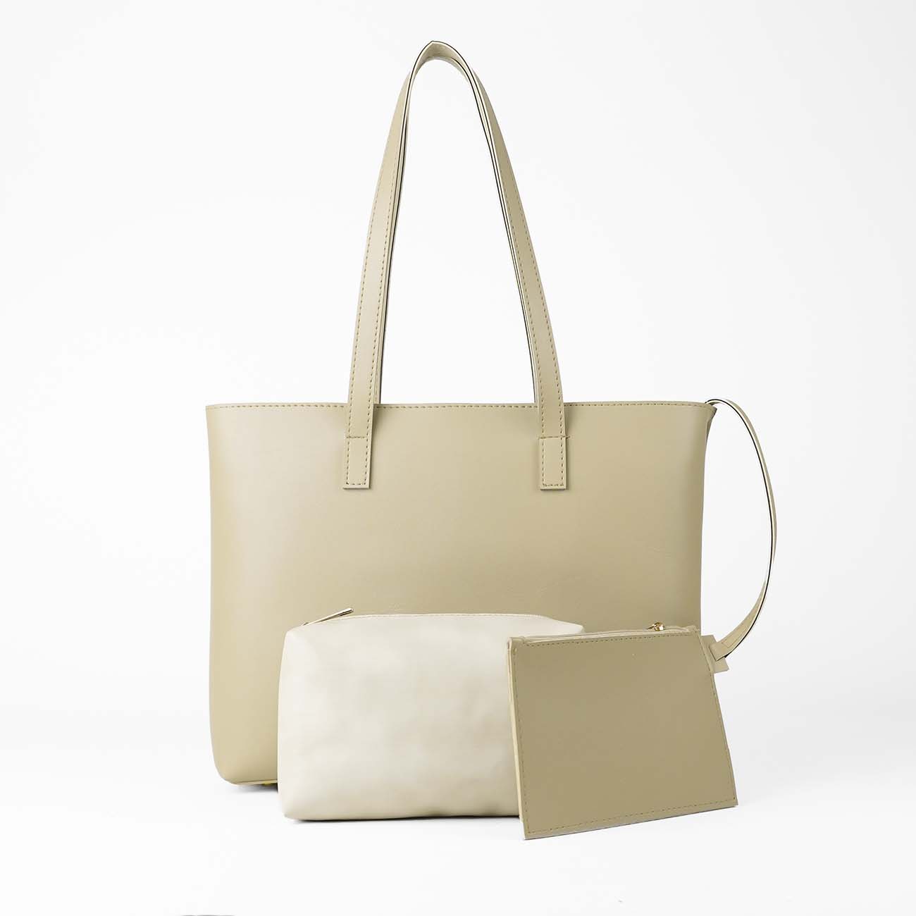 Spectre Tote Bag Set of 3 Beige