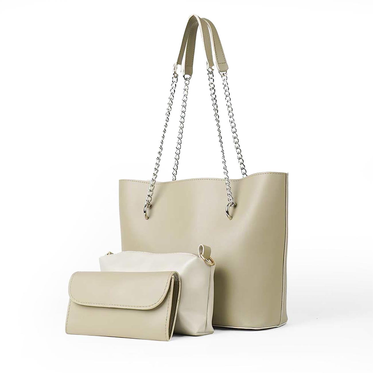 Verona Set Of 3 Bag Beige